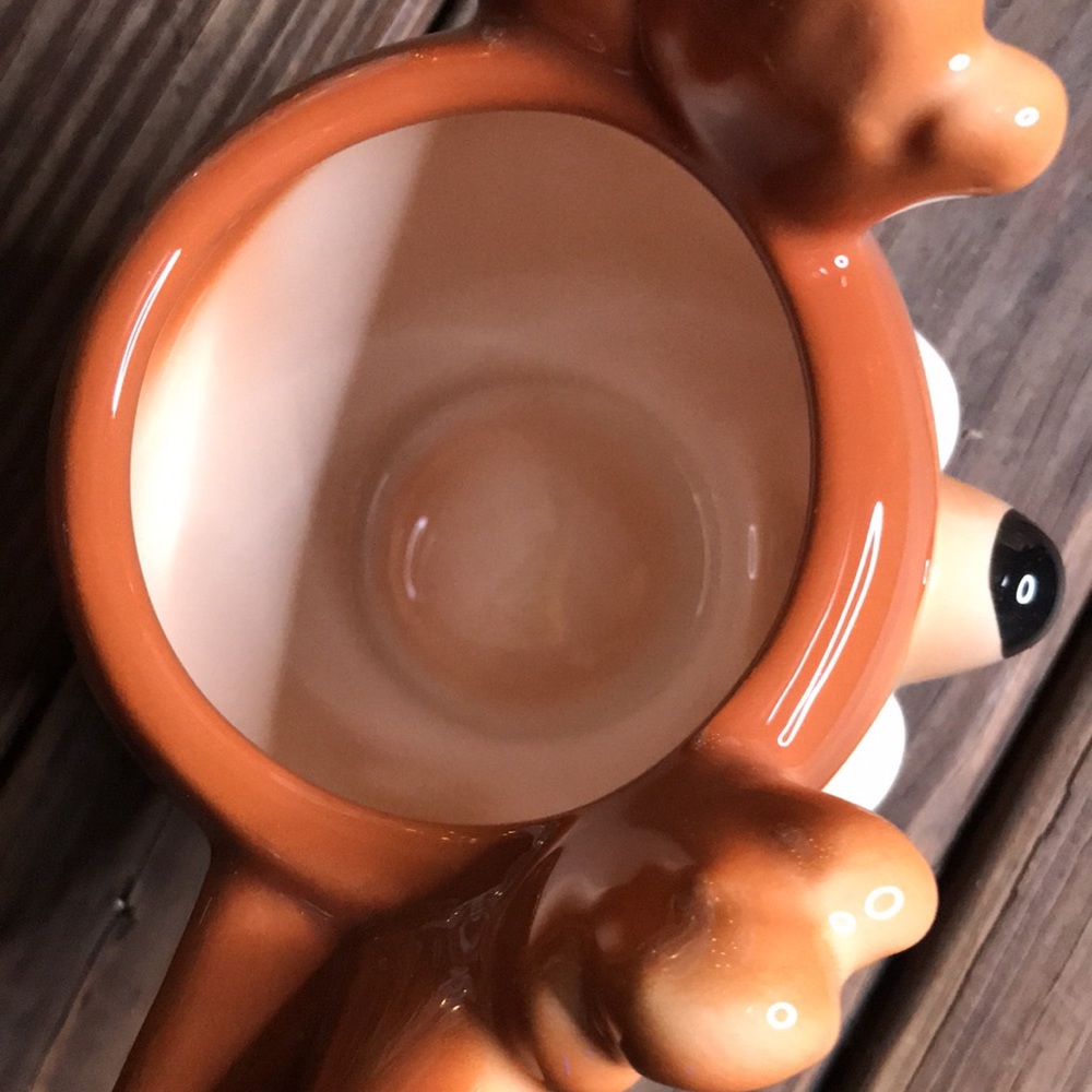 Pottery Barn Handcrafted Cute Cheeky Reindeer Holiday Mugs 12oz - Set of 4 - Picture 14 of 17